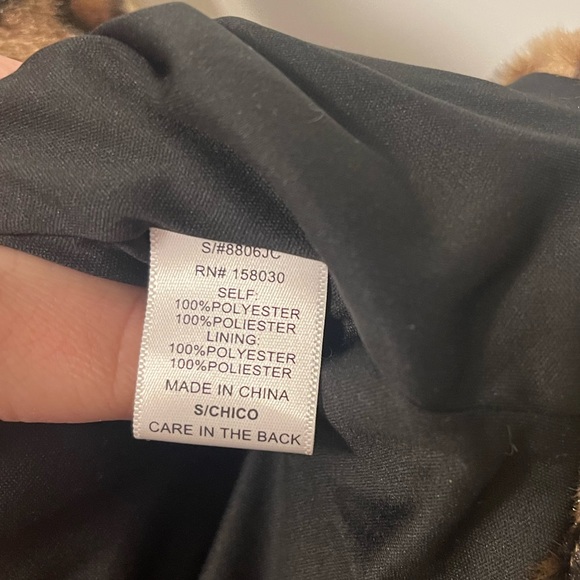 NWOT boutique Super Soft Oversized Leopard Coat - Small - Picture 7 of 7